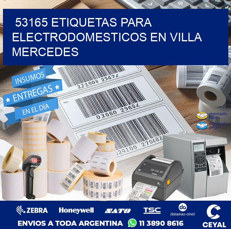 53165 ETIQUETAS PARA ELECTRODOMESTICOS EN VILLA MERCEDES