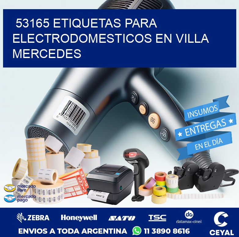 53165 ETIQUETAS PARA ELECTRODOMESTICOS EN VILLA MERCEDES