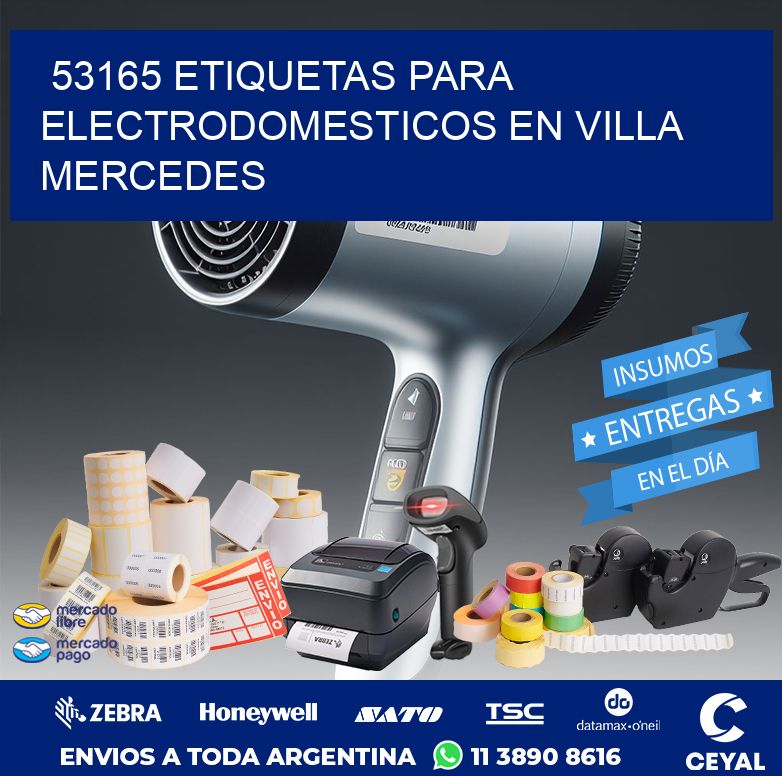 53165 ETIQUETAS PARA ELECTRODOMESTICOS EN VILLA MERCEDES