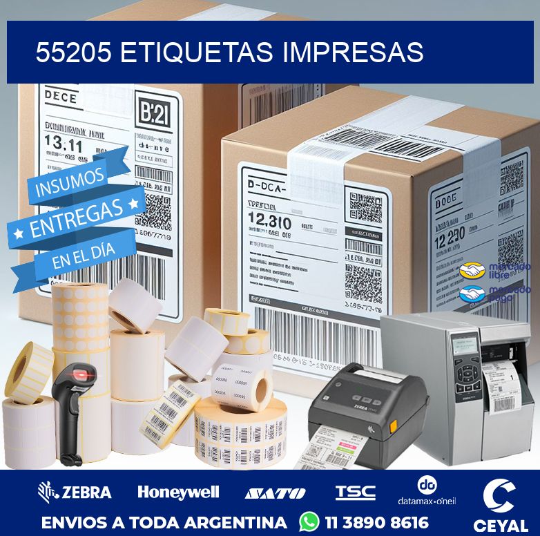 55205 ETIQUETAS IMPRESAS