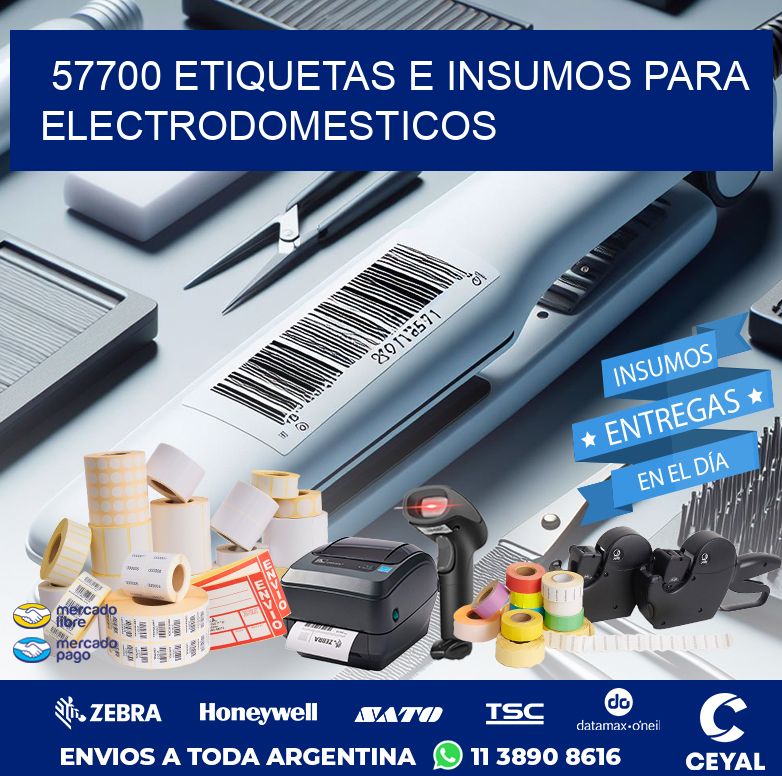 57700 ETIQUETAS E INSUMOS PARA ELECTRODOMESTICOS