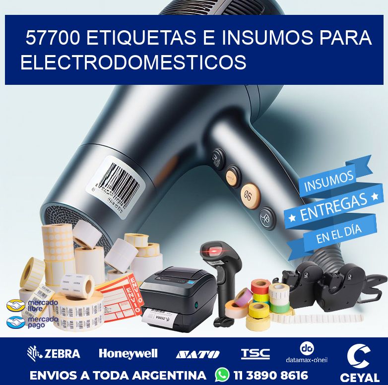 57700 ETIQUETAS E INSUMOS PARA ELECTRODOMESTICOS