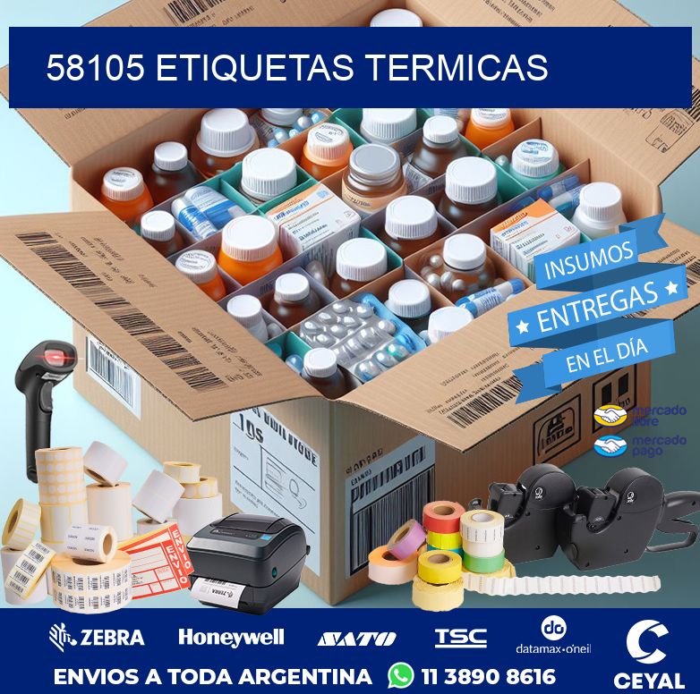 58105 ETIQUETAS TERMICAS