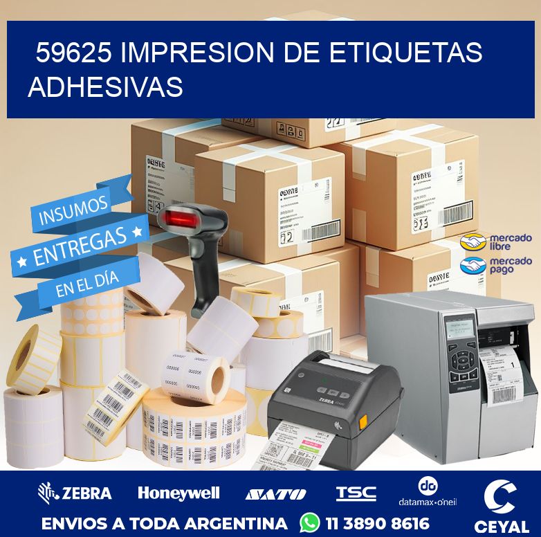 59625 IMPRESION DE ETIQUETAS ADHESIVAS