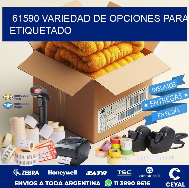 61590 VARIEDAD DE OPCIONES PARA ETIQUETADO
