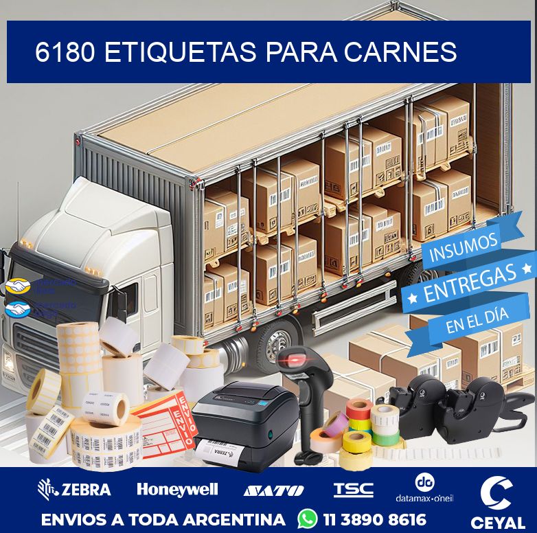 6180 ETIQUETAS PARA CARNES