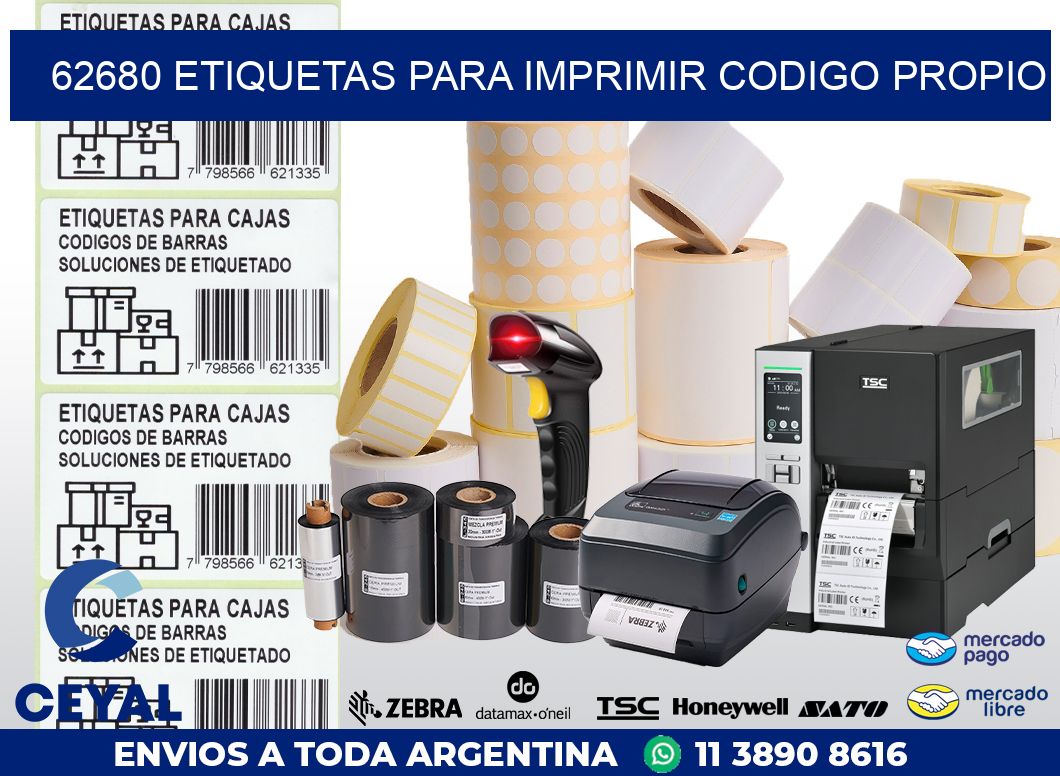 62680 ETIQUETAS PARA IMPRIMIR CODIGO PROPIO