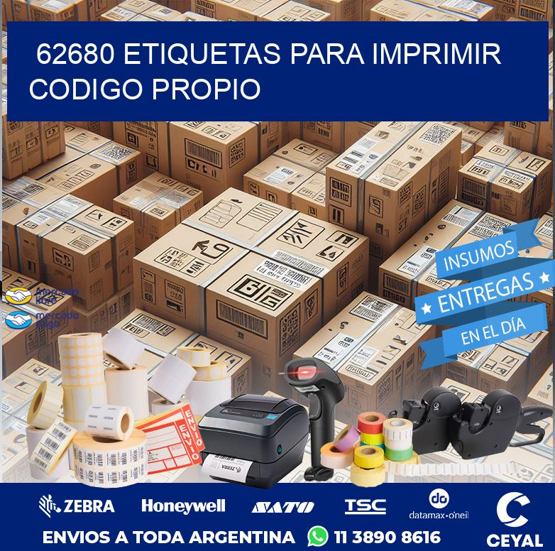 62680 ETIQUETAS PARA IMPRIMIR CODIGO PROPIO