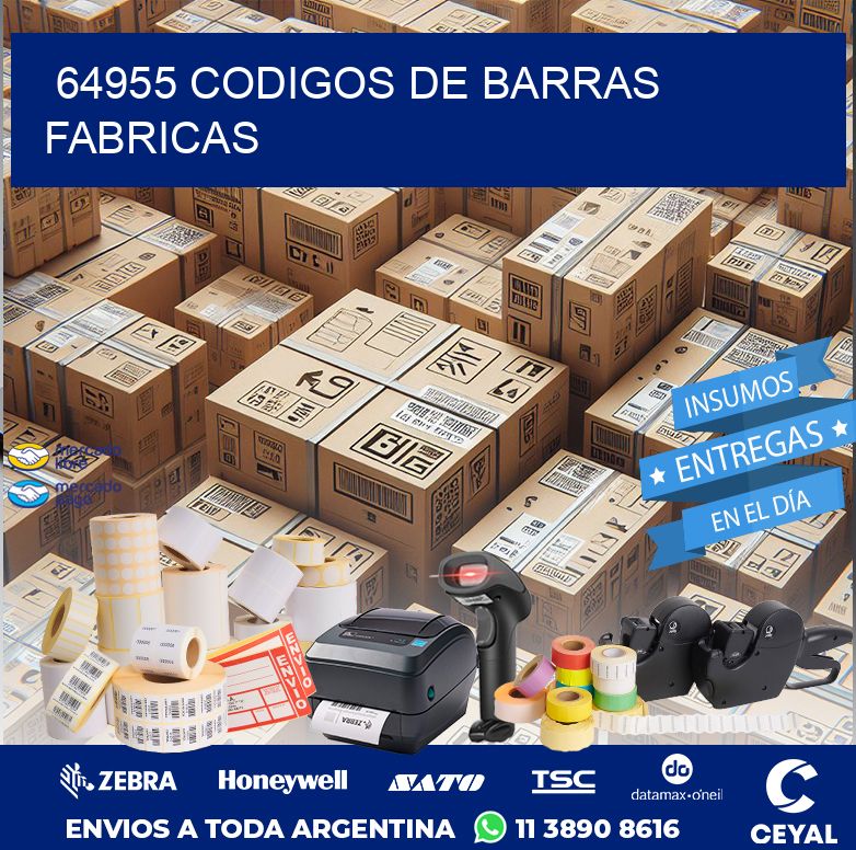 64955 CODIGOS DE BARRAS FABRICAS