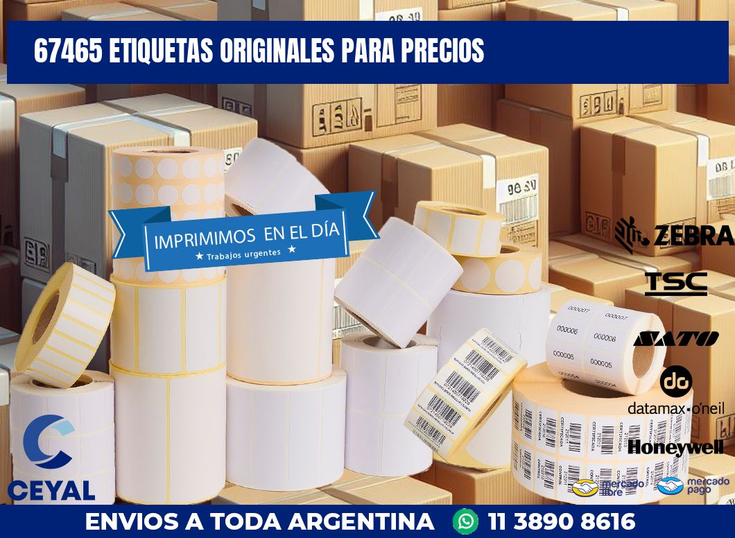 67465 ETIQUETAS ORIGINALES PARA PRECIOS