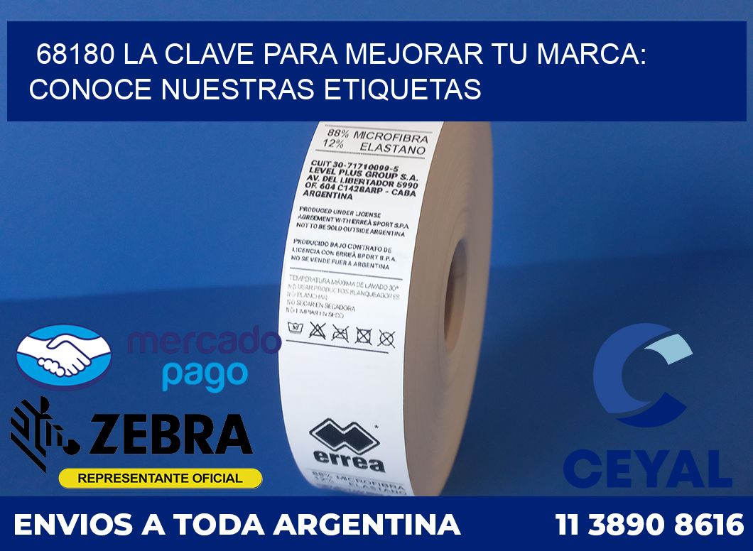 68180 LA CLAVE PARA MEJORAR TU MARCA: CONOCE NUESTRAS ETIQUETAS