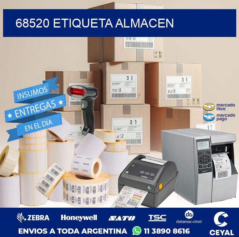 68520 ETIQUETA ALMACEN