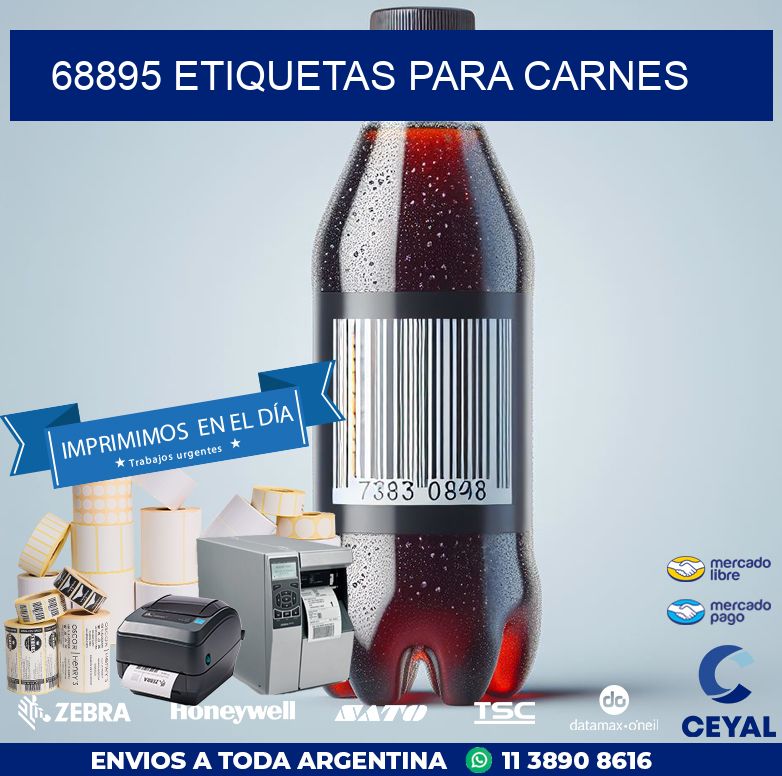 68895 ETIQUETAS PARA CARNES