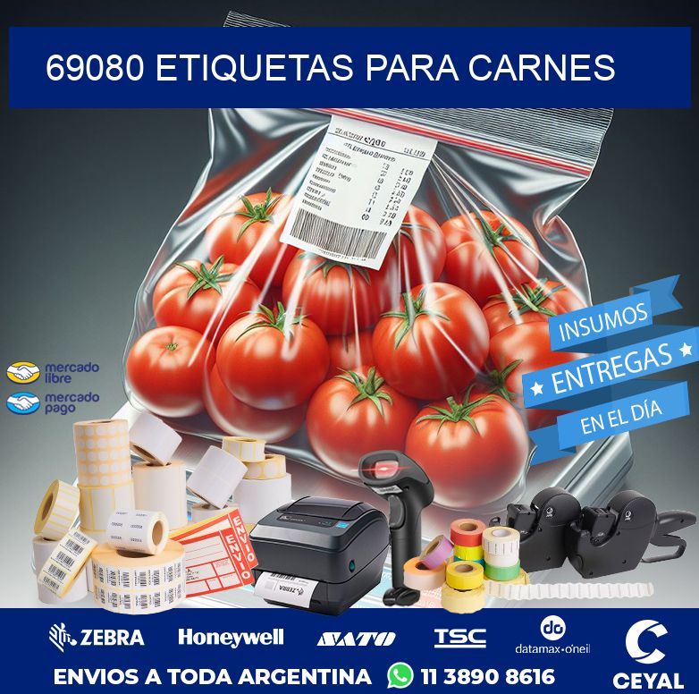 69080 ETIQUETAS PARA CARNES