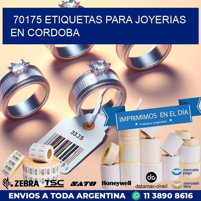 70175 ETIQUETAS PARA JOYERIAS EN CORDOBA