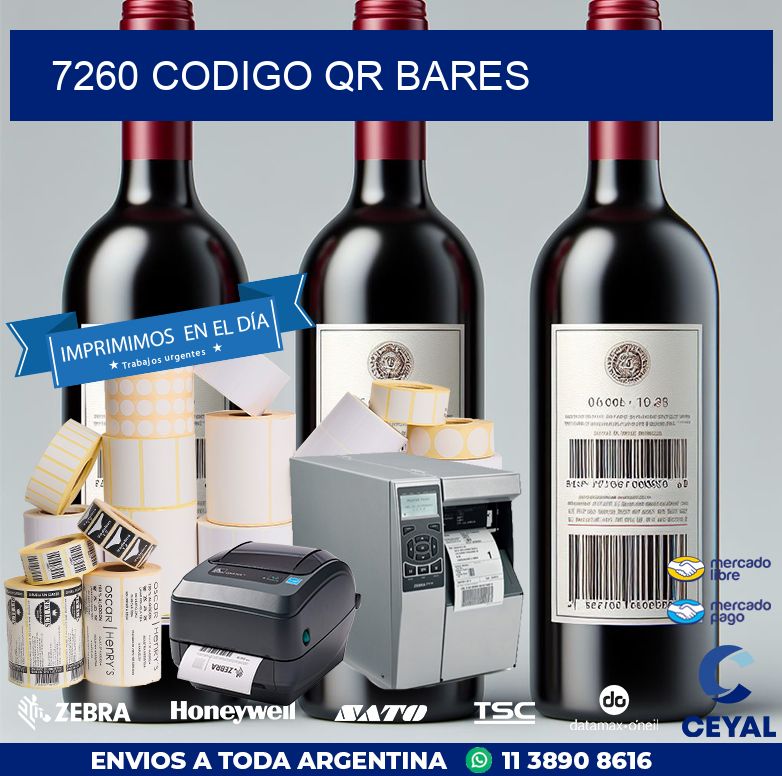 7260 CODIGO QR BARES