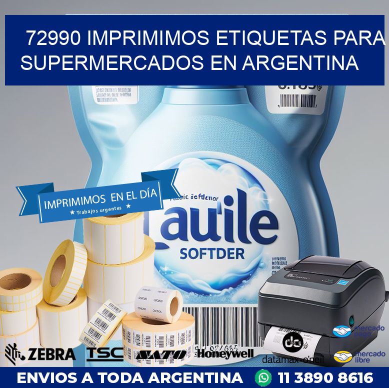 72990 IMPRIMIMOS ETIQUETAS PARA SUPERMERCADOS EN ARGENTINA