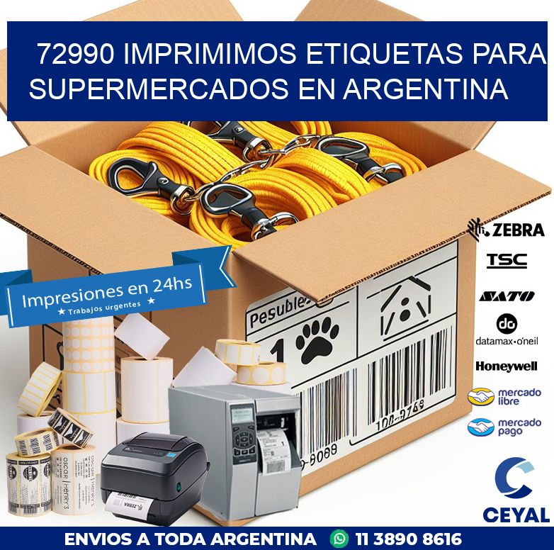 72990 IMPRIMIMOS ETIQUETAS PARA SUPERMERCADOS EN ARGENTINA