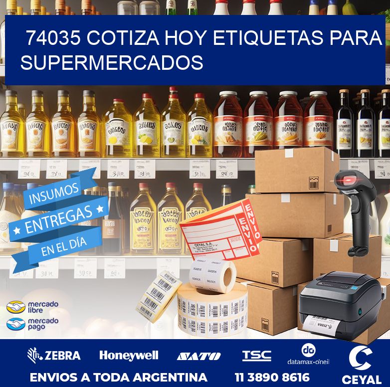 74035 COTIZA HOY ETIQUETAS PARA SUPERMERCADOS