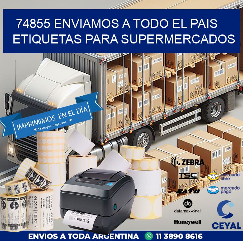 74855 ENVIAMOS A TODO EL PAIS ETIQUETAS PARA SUPERMERCADOS