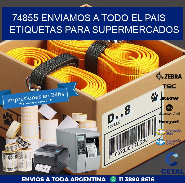74855 ENVIAMOS A TODO EL PAIS ETIQUETAS PARA SUPERMERCADOS