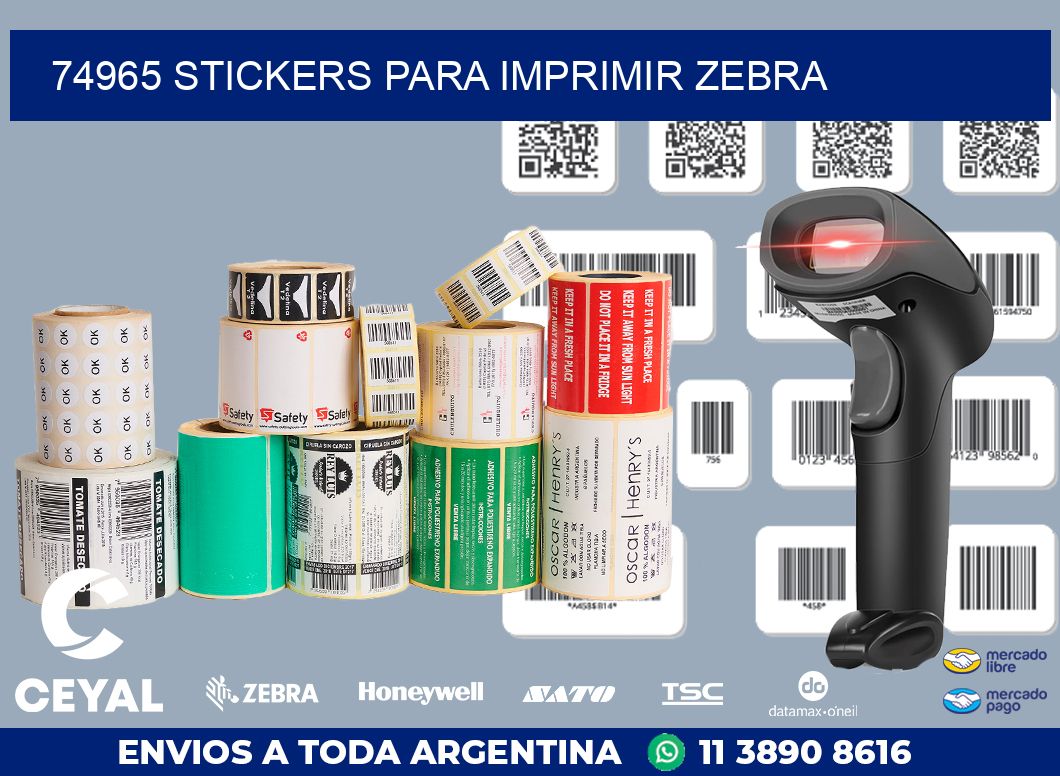 74965 STICKERS PARA IMPRIMIR ZEBRA