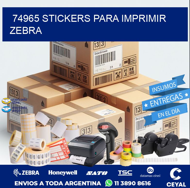 74965 STICKERS PARA IMPRIMIR ZEBRA