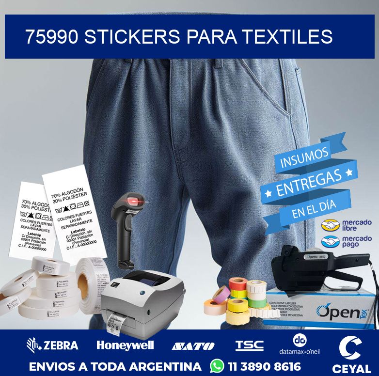 75990 STICKERS PARA TEXTILES