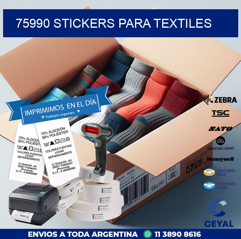 75990 STICKERS PARA TEXTILES