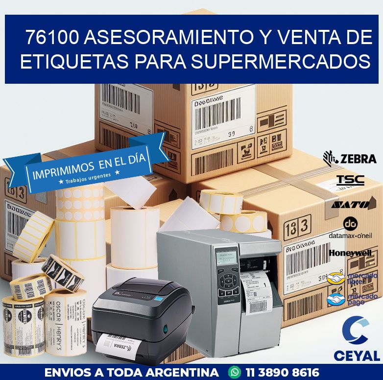 76100 ASESORAMIENTO Y VENTA DE ETIQUETAS PARA SUPERMERCADOS