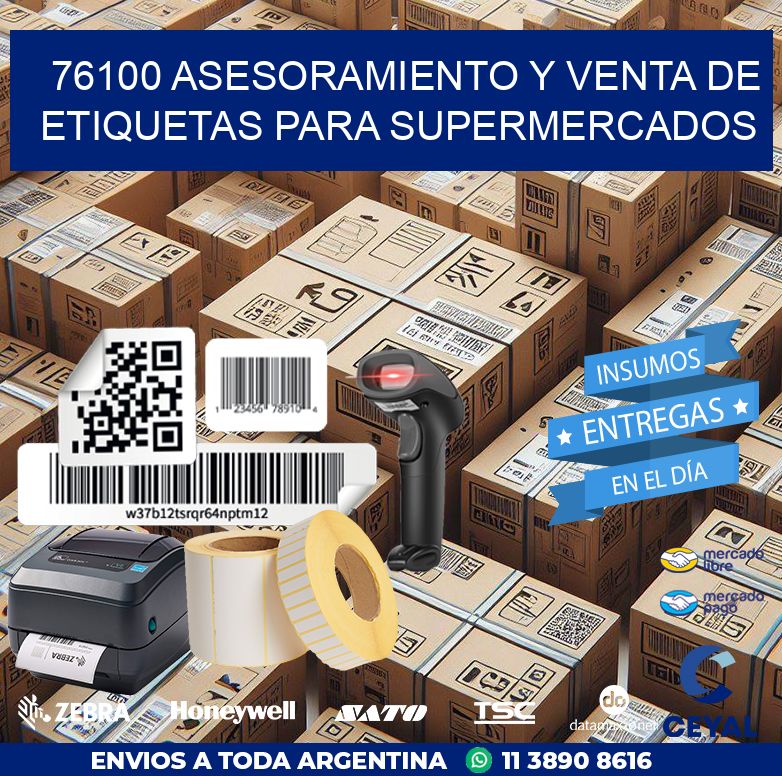 76100 ASESORAMIENTO Y VENTA DE ETIQUETAS PARA SUPERMERCADOS