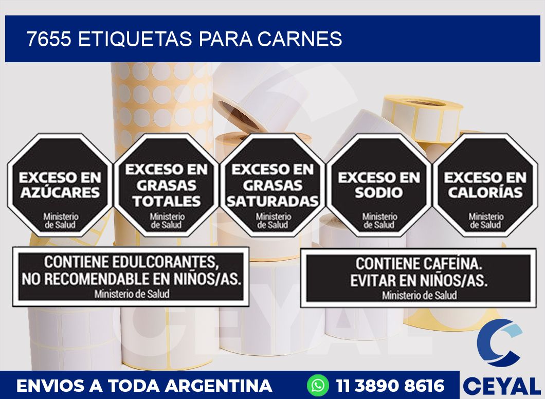 7655 ETIQUETAS PARA CARNES