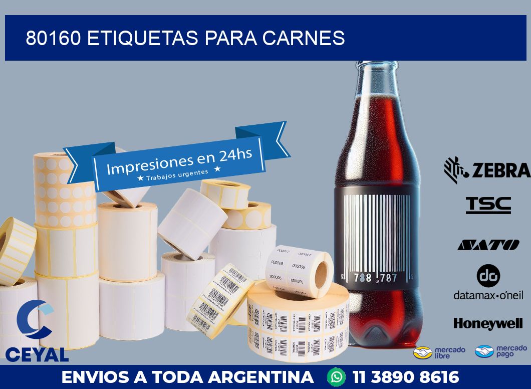 80160 ETIQUETAS PARA CARNES