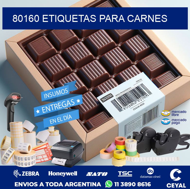 80160 ETIQUETAS PARA CARNES