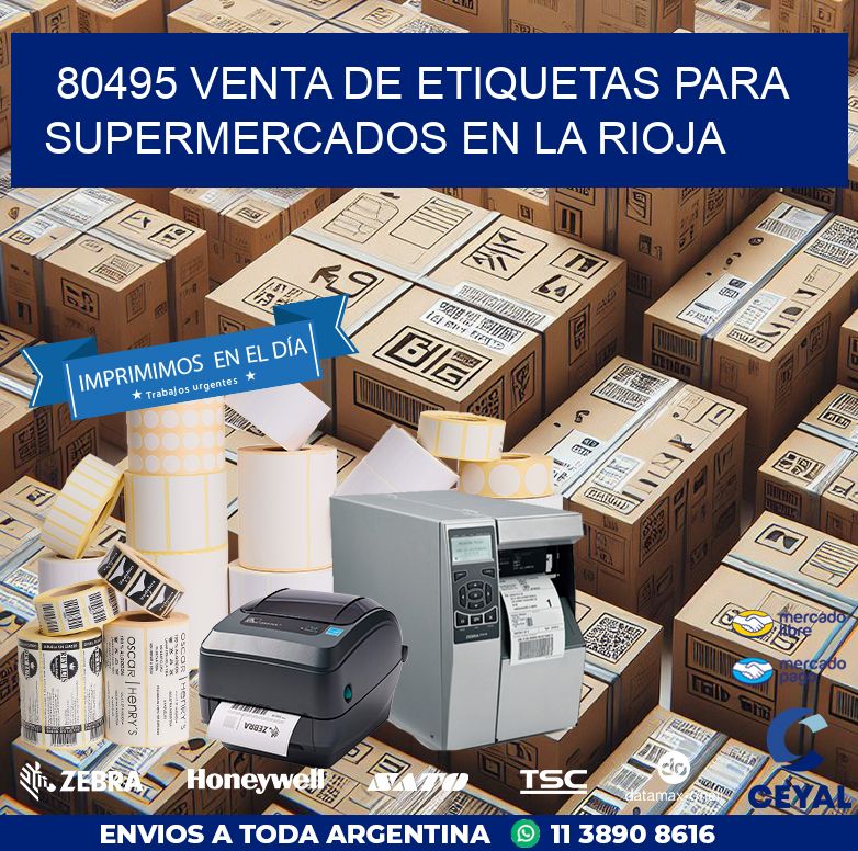 80495 VENTA DE ETIQUETAS PARA SUPERMERCADOS EN LA RIOJA