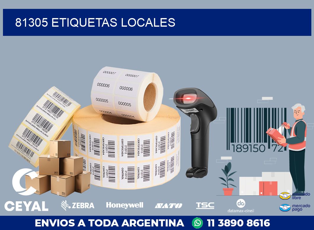 81305 ETIQUETAS LOCALES