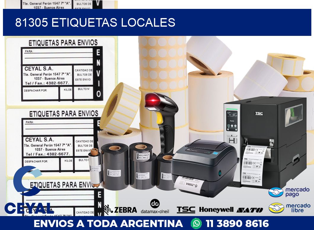 81305 ETIQUETAS LOCALES
