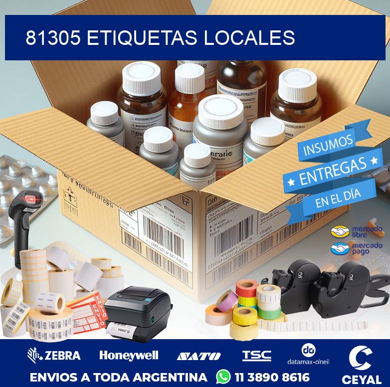81305 ETIQUETAS LOCALES