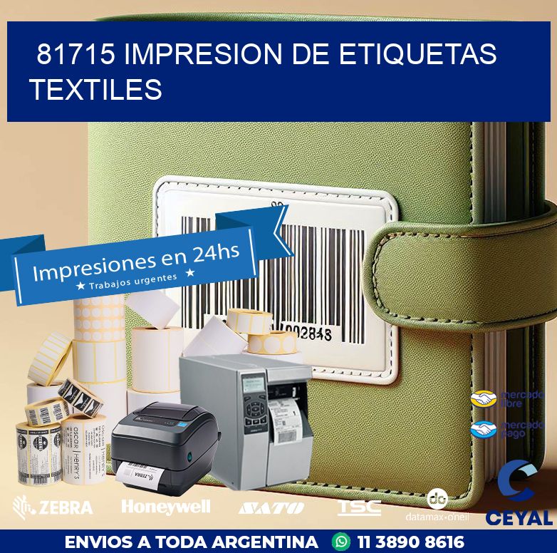 81715 IMPRESION DE ETIQUETAS TEXTILES