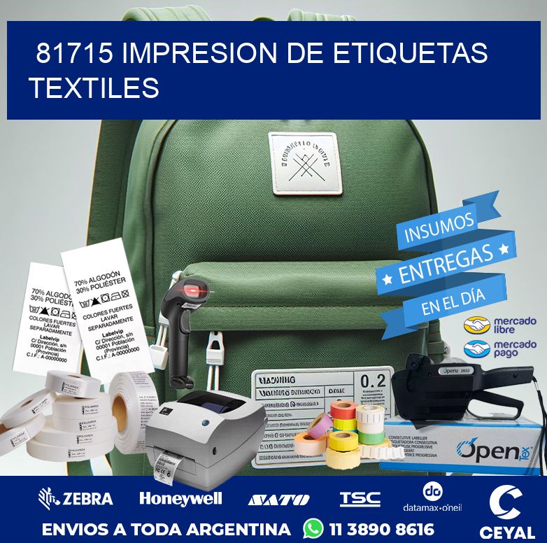 81715 IMPRESION DE ETIQUETAS TEXTILES