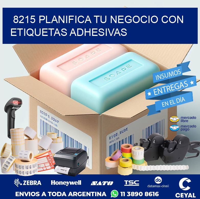 8215 PLANIFICA TU NEGOCIO CON ETIQUETAS ADHESIVAS