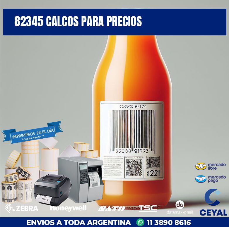 82345 CALCOS PARA PRECIOS