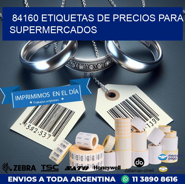 84160 ETIQUETAS DE PRECIOS PARA SUPERMERCADOS