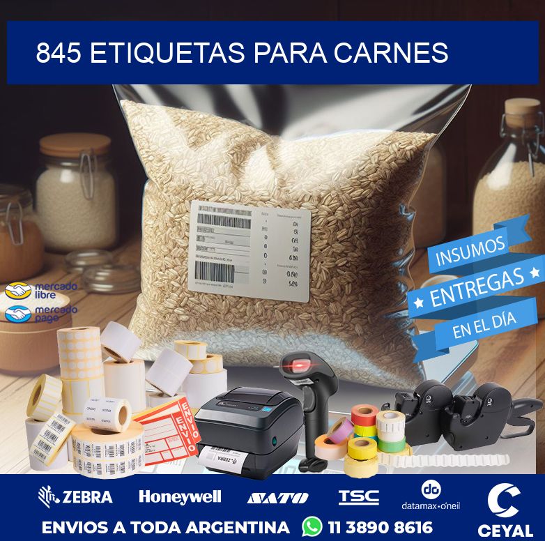 845 ETIQUETAS PARA CARNES