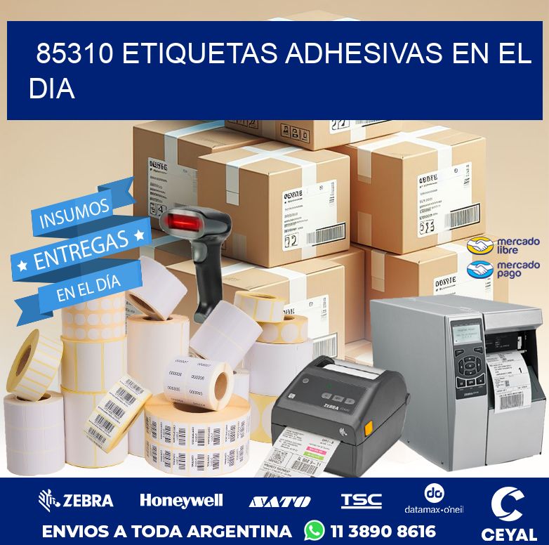 85310 ETIQUETAS ADHESIVAS EN EL DIA