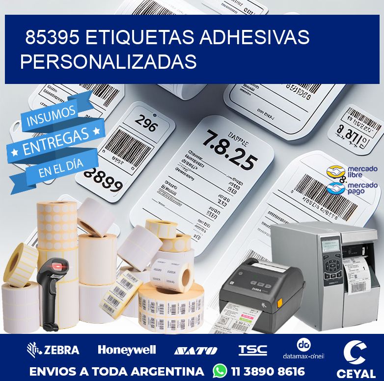 85395 ETIQUETAS ADHESIVAS PERSONALIZADAS