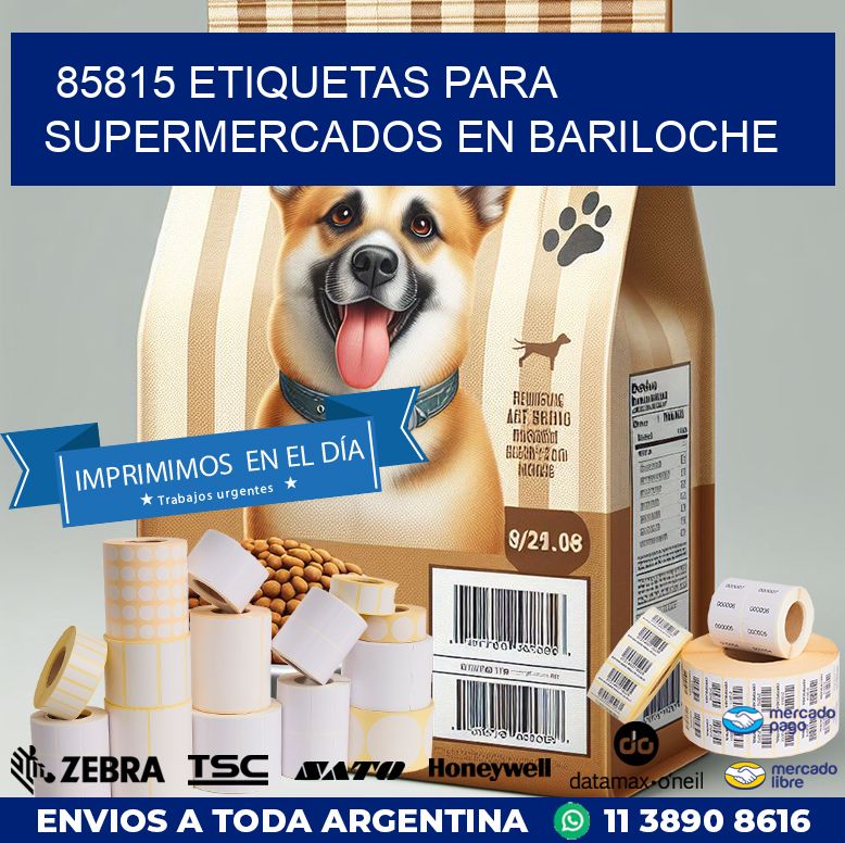 85815 ETIQUETAS PARA SUPERMERCADOS EN BARILOCHE