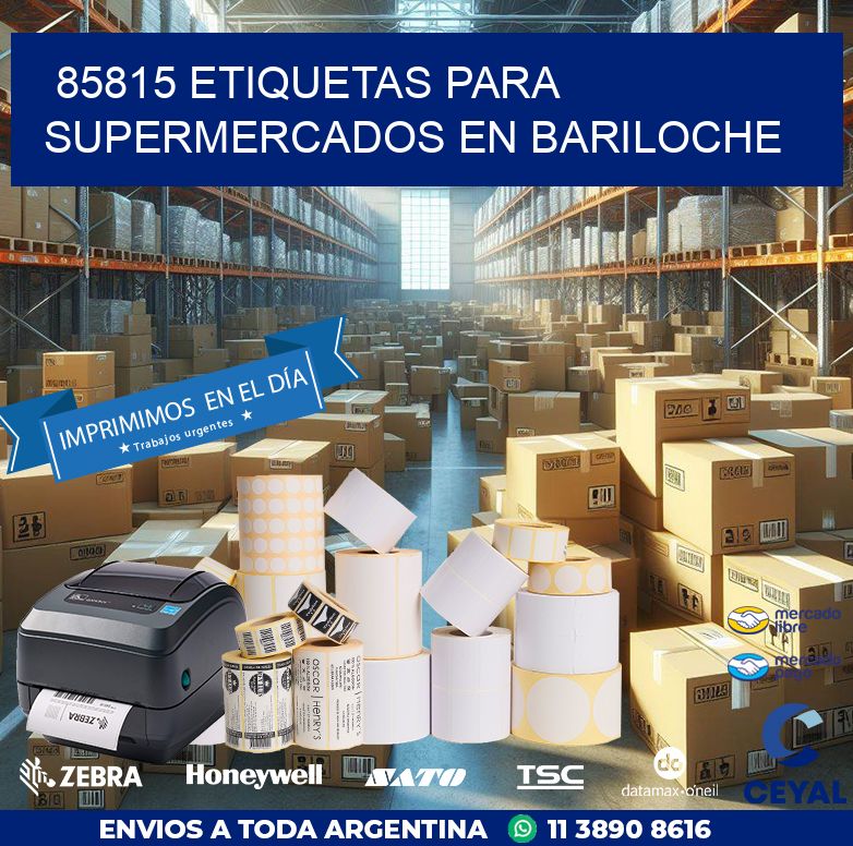 85815 ETIQUETAS PARA SUPERMERCADOS EN BARILOCHE