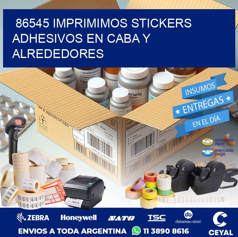 86545 IMPRIMIMOS STICKERS ADHESIVOS EN CABA Y ALREDEDORES