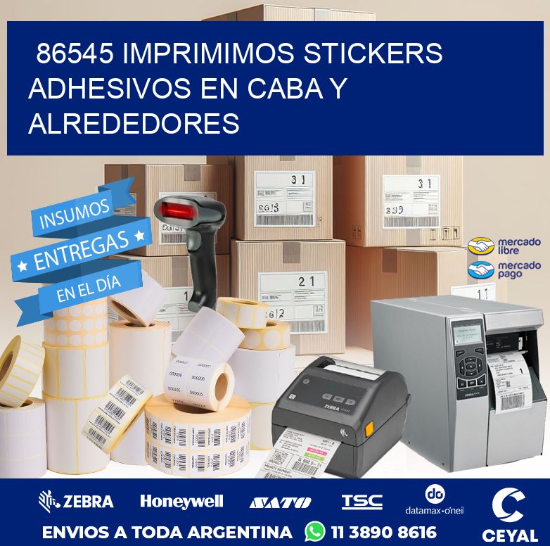 86545 IMPRIMIMOS STICKERS ADHESIVOS EN CABA Y ALREDEDORES